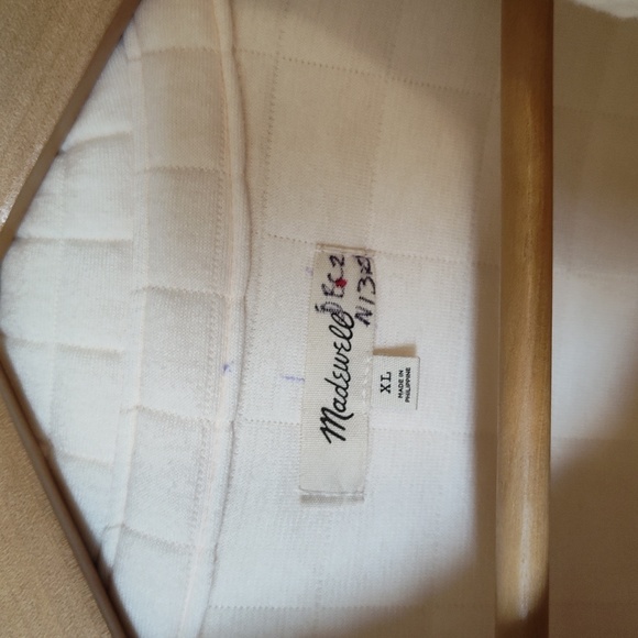 Madewell Quilted Shacket in Antique Cream NWOT - Picture 2 of 9